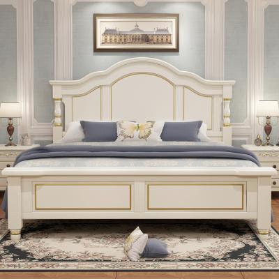 China New Fashion Traditional Stretching Top Sells Modern Luxury Wholesale Bed Room Furniture Wooden Queen Bed for sale