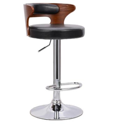 China Restaurant High Kitchen Swivel Design Adjustable Raised And Turned Bar Chairs For Modern Kitchen Bar Chairs for sale