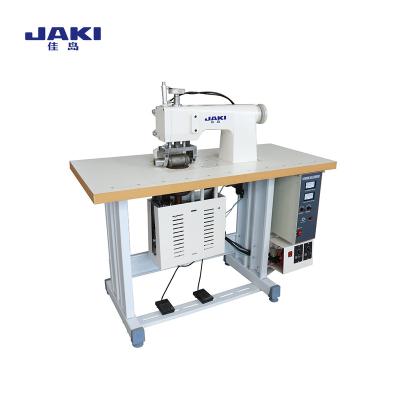 China Mask machine JR100S JAKI 100mm thread welding nonwovens fabric face mask ultrasonic sewing machine 100mm 200mm for sale