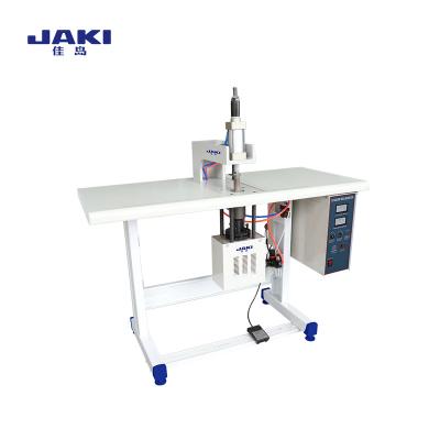 China T-50 JAKI Ultrasonic Semi-automatic Plastic Spot Welding Machine T-50 JAKI Mask Face Mask Earloop Band Loop Ultrasonic for sale