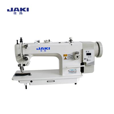 China Garment shops JAKI China direct drive high speed heavy duty lockstitch sewing machine for leather car seats 0303-AT for sale