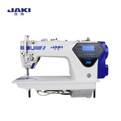 China Garment Shops H6-5S2 JAKI Programmable Pattern Multi Function Automated Industrial Sewing Machine for sale