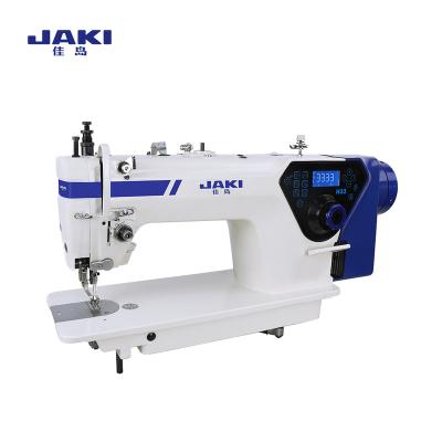 China Leather Goods H33 JAKI Top and Bottom Feeding Programmable Pattern Industrial Sewing Machine for sale