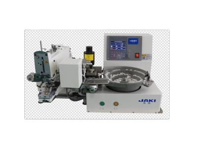 China JR373D-ZD JAKI Fabric Button Tying Industrial Sewing Machine With Button Feeding Device for sale