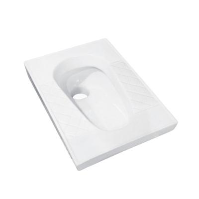 China Without Damper Chaozhou Sanitary Ware Modern Squat Pans Ceramic Squat Toilet Pan High Quality Squat Pans Sale For Sale for sale