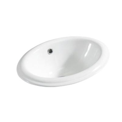 China Wholesale Cheap Modern Chinese Ceramic Sanitary Ware Oval Basin Fancy Supply Countertop Sink High Quality Basin for sale