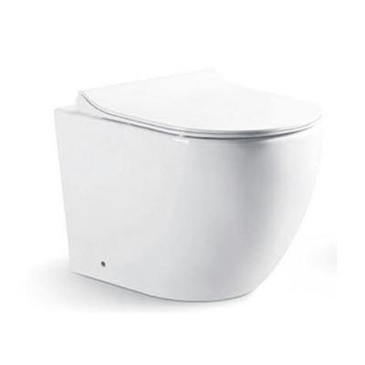 China High Quality One-Piece Wall Hung Toilet Water-saving Double-flow Sleek Design Piss WC for sale