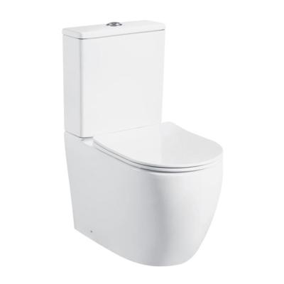 China Chinese Two Piece Toilet Bowl Design Sanitary Ware Modern Double-Flow Manufacturer Ceramic Toilet for Bathroom for sale