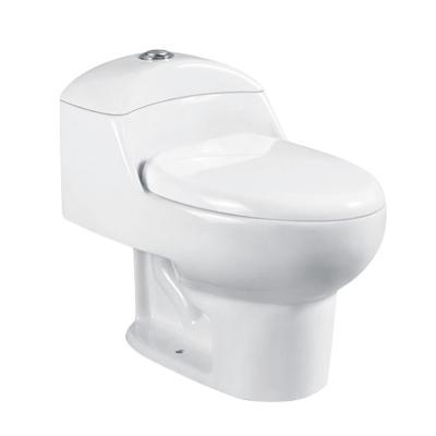 China Modern Ceramic Toilet Sanitary Ware Factory Design Double-Flow Bathroom One Piece Toilet For Bathroom for sale