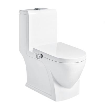 China Hot Selling Double-Flow Sanitary Ware One-piece Toilet Ceramic Toilet For Bathroom for sale