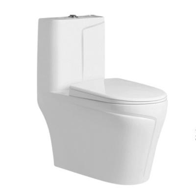 China Double-Flow Sanitary Ware Floor Standing Toilet Watermark Siphonic Flush One Piece Toilet for sale