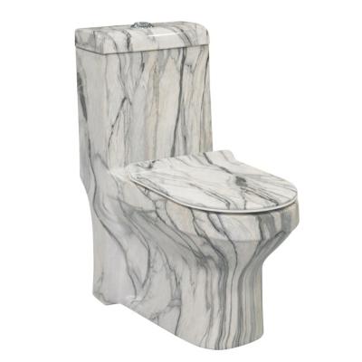 China Double-flow Sanitary Toilet Manufacturer Ceramic Colored Toilet Bowl Modern Design Sanitary Ware One Piece Toilet for sale