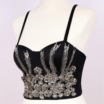 China 2021 Mature Women's Sequin Decal Best Fashion Sexy Costume Mature Sexy Lingerie Wrap Underwear Lace Bra Ladies Sexy Lingerie Ladies Selling Women for sale