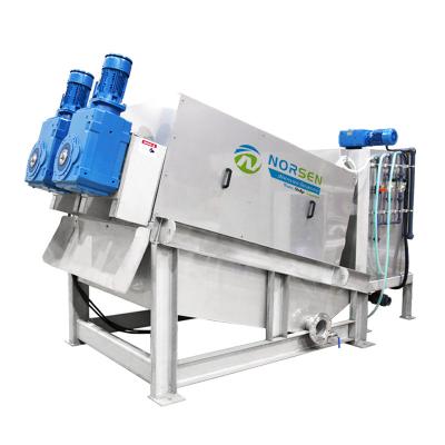 China Factory Palm Oil Volute Screw Press Machine Sludge Dewatering Machine for sale