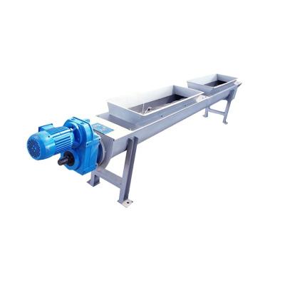 China Hotels Customized SS304 Mud Conveyor Shaftless With Motor Fitted For Mud Treatment System Conveying for sale