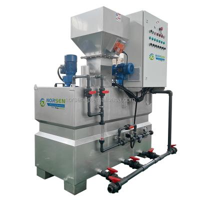 China Hotels Automatic Polymer Preparation Feeding System Stainless Steel Chemical Polymer Dosing Unit for sale