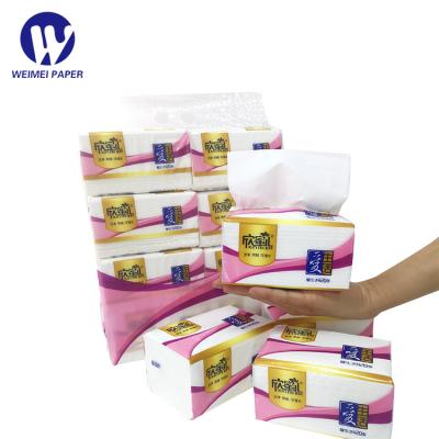 China Soft / No Pollution Hot Selling High Quality White Soft Facial Tissue Bundle for sale