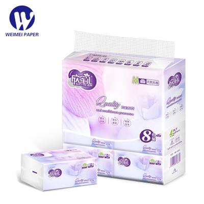 China Box Tissue No Confetti Wood Pulp Package Custom Soft Facial Tissue Paper for sale