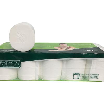 China Bathroom use toilet paper roll paper tissue stock DDP toilet paper low moq 10%off,starting at 400 roll coreless paper toilet roll for sale