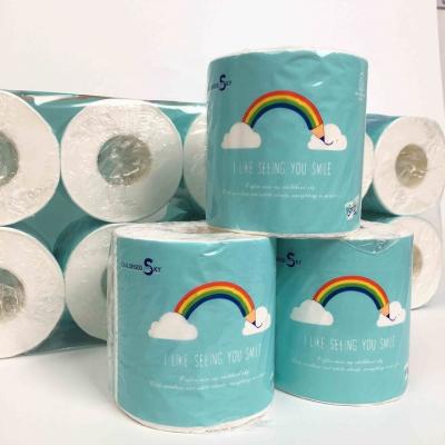 China High quality soft comfortable 3-ply toilet paper, 100% virgin wood pulp, fast shipping toilet paper for sale