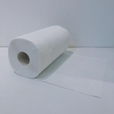 China Kitchen Cleaning Bamboo and Wood Pulp Kitchen Paper Towels, High Quality and More Absorbent Custom Paper Roll for sale