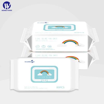 China ANTISEPTIC Safe Hand Baby Wet Wipes Trial Contains Disinfection Formula Easy To Use High Tightness for sale