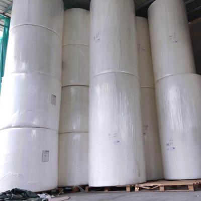 China Raw materials wholesale 100% Virgin wood pulp toilet paper raw materials, mother roll for sale