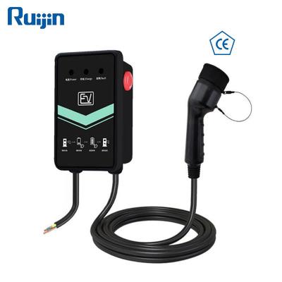 China 3* 6mmÂ ² * 0.75mmÂ ² 32a 7kw IEC 62196-2 type - 2 220V IP67 single phase ev charger wallbox for sale