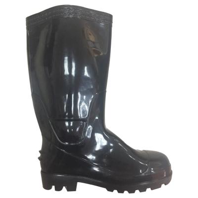 China CUSHIONING Rain Boots PVC Waterproof Rain Boots For Men / Protectionn Work Men Rain Boots for sale