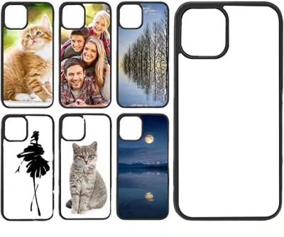 China Customized 2D Printable Cover Sublimation Blanks TPU Shockproof PC Cell Phone Case For iPhone 13 case 12 pro 12mini max 11 X XS XR max for sale