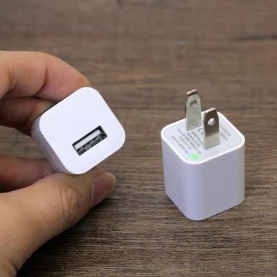 China Mobile Phone Factory Sales 1 Port Mobile Phone USB Charger Adapter Plug Wall Mount Charger Travel USB Charger Adapter for sale