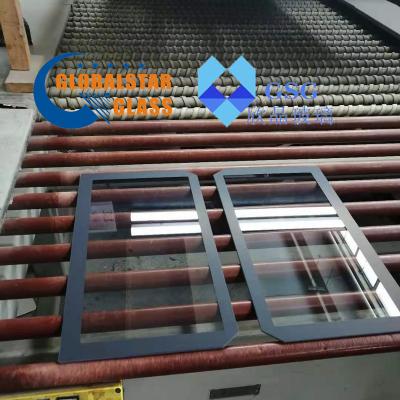 China Court tempered glass with silk-screen printing for switch panel for sale