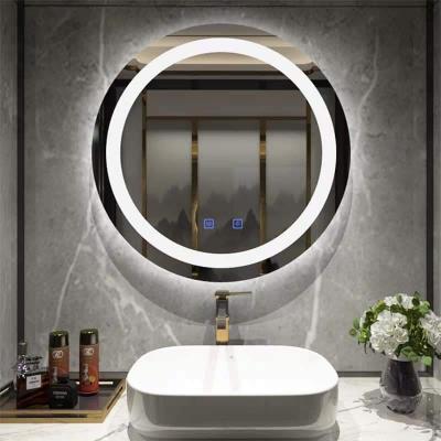 China Europe Home Decor Bathroom LED Touch Light Wall Mounted Decorative Furniture Smart Mirror Manufacturer for sale