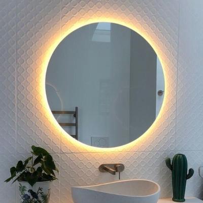 China Europe Home Decor 48 in. X 36 in. LED Lighted Simple Frameless Bathroom Mirror for sale