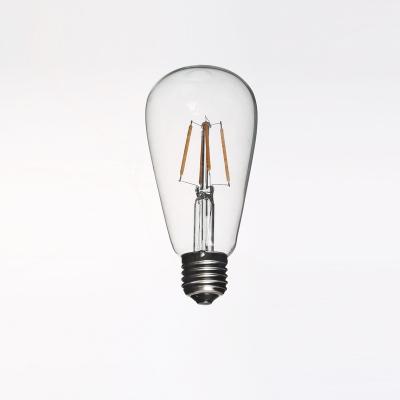 China Edison Bulbs High Brightness Vintage Vintage Clear E27 6W ST64 LED Filament Decorative Light Bulb for sale