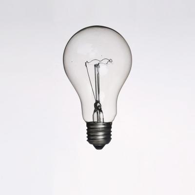 China Traditional manufactures a55 e27 incandescent light bulb 100w 230V clear bulbs for sale