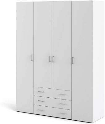 China TOPWELL Modern Simple Modern Wardrobe Melamine Particle Board Wardrobe Storage Cabinet Bedroom Wardrobes for sale