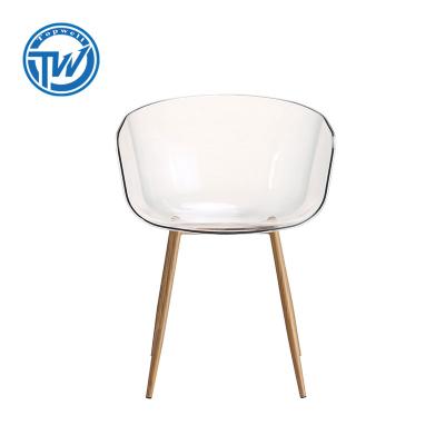 China Plastic Tub Chair Metal Leg Chair Tub Chair (Height) DC-6506TP Topwell Adjustable New Design for sale