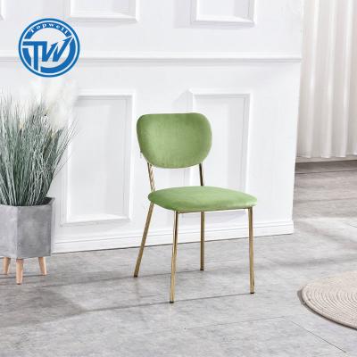 China (Size) DC-7161 Topwell New Design Leisure Chair Velvet Adjustable Chair Dining Chair for sale