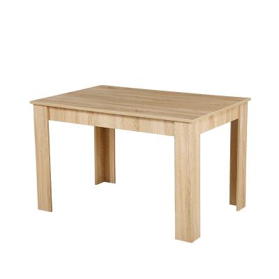 China DT-2363 TOPWELL Modern Dining Table Melamine Particle Board Modern Solid Durable Restaurant Table for sale