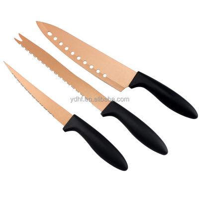 China Eco-friendly Kitchen 3pcs Stainless Steel Fish Knife Painting Set 0200216 for sale