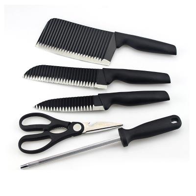 China 5pcs durable corrugated sleeve knife with painting for sale