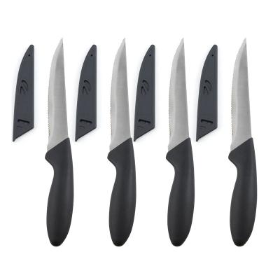 China Sustainable 4pcs pp handle knife set with saw blade for sale