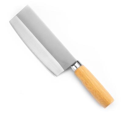 China Sustainable chopping knife with wooden handle for sale