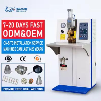 China HWASHI Micro Electrics Parts Multi-point CD Battery Spot Welding Machine Sliver Contact plate welder Equipment for sale