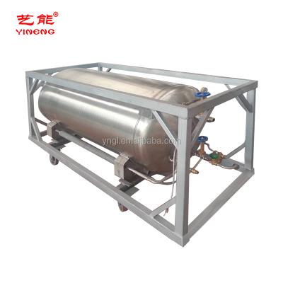 China liquid nitrogen dpl welded cylinder gas cylinder dewar insulated pressure 100-20000L for sale