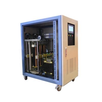 China Three Phase Power Voltage Stabilizer 200KVA Automatic Voltage Regulator AC 380V for sale