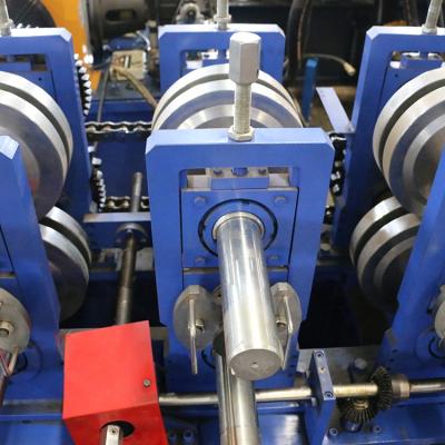 China Stores full automatic section building material c z u steel profile formed light steel purline roll forming machine for sale for sale