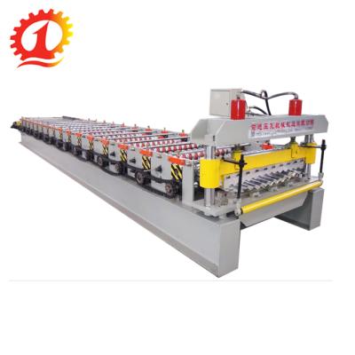 China Building Material Shops Corrugated Roof Sheet Roof Panel Tile Making Machine for sale