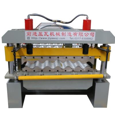 China Building Material Shops Color Corrugated Sheet IBR Metal Roofing Machinery For Sale Iron Sheet Roll Forming Machine for sale